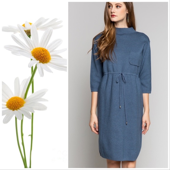 The Joann Comfy Textured Mini Sweater Dress - Picture 6 of 10